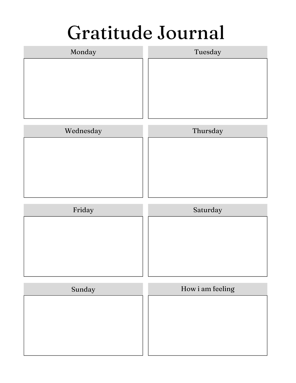 Daily Prayer Journal