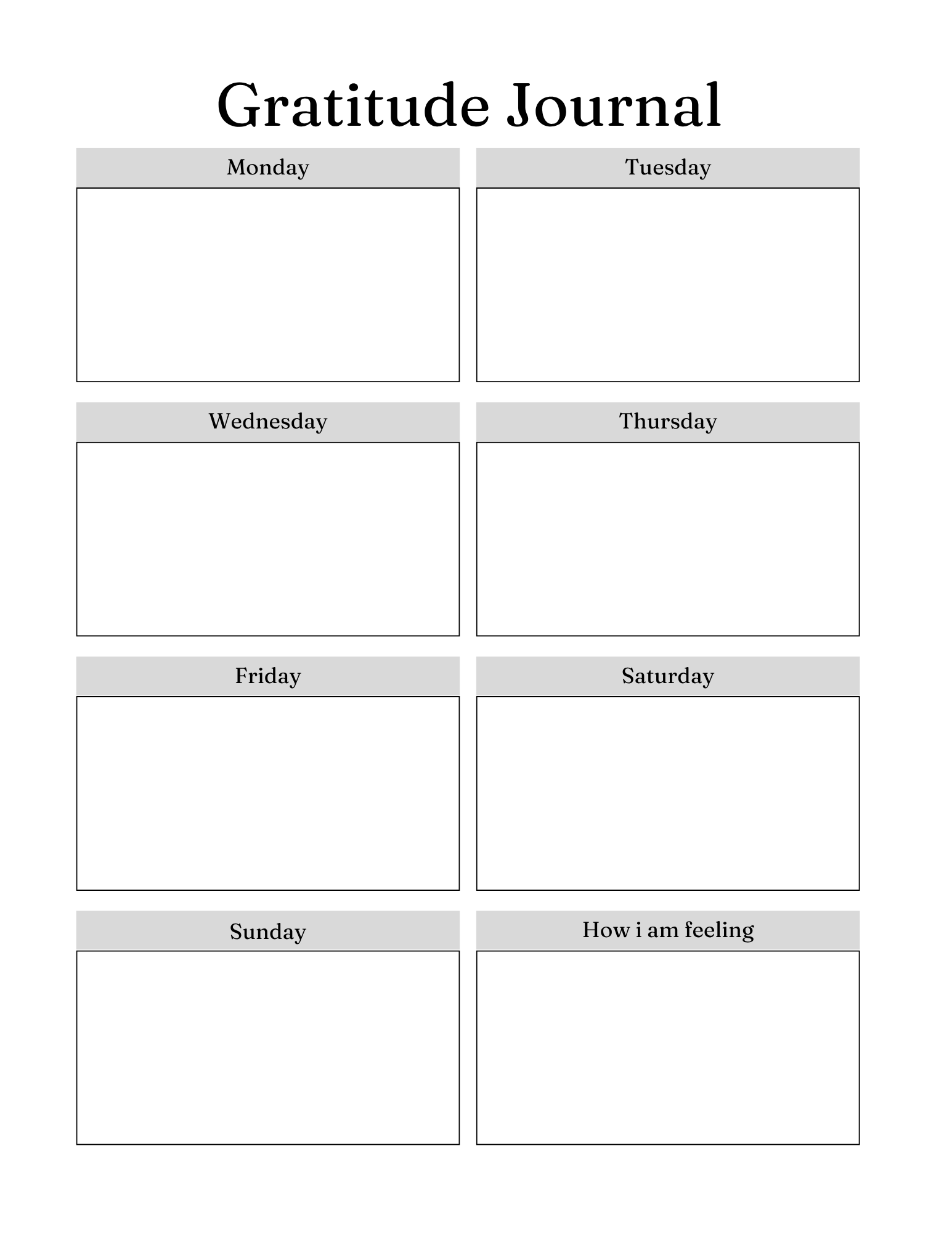 Daily Prayer Journal